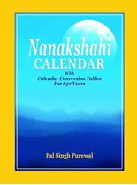 Picture of Nanakshahi Calendar With Calendar Conversion Tables For 632 Years